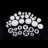 11 SET 47 PC CAKE DECORATING SUGARCRAFT FONDANT ICING PLUNGER CUTTER TOOL KIT