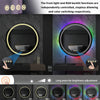 LED Bathroom Mirror with Backlit Light Multicolor Vanity Mirror Party Dressing
