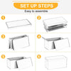 Large Ottoman Box FootStool Folding Storage Toy Seat Pouffe Colors 76*38*38cm