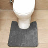 Memory Foam Anti Slip Toilet Floor Mat Washable Bath Pedestal Pad Rug Home Soft