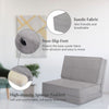 5-Position Adjustable Floor Sofa Folding Convertible Sponge Padded Flip Chair