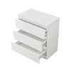 White / Black Chest of Drawers Bedside Table Nightstand 3 Drawer Cabinet Bedroom