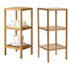 3/4/5 Tiers Bamboo Shelf Stand Book Plant Display Storage Cabinet Towels Holder