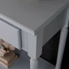 Slim Console Table Grey with Drawers Sideboard TV Stand Unit Narrow Hallway