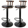1/2X Bar Stools Velvet Breakfast Chair Kitchen High Counter Stool Pub Restaurant