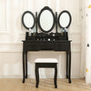 Modern Dressing Table Vanity Table Makeup Desk Dresser Set Home Bedroom Woman BN
