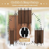 4 Panels Folding Room Divider Lightweight Wall Partition 182CM Privacy Screen