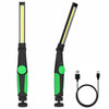 COB LED Work Light Magnetic Inspection Torch Lamp Rechargeable 10W Cordless UK