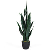 93cm Artificial Snake Plant Faux Sansevieria Fake Agave Potted Plant Durable