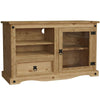 Corona Entertainment TV Unit Mexican Solid Waxed Pine Cabinet Stand Furniture