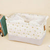 Foldable Fabric Canvas Storage Bags Basket Laundry Toys Fabric Storage Bag Tidy
