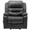 Electric Power Lift Recliner Chair Sofa Power Armchair Heated Massage Grey Merax