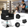 Salon Barber Chair Height Adjustable 360° Swivel Hairdressing Chair Hair Salon