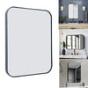 Wall Mounted Mirror Rectangle Bathroom Bedroom Dressing Room Metal Frame Mirror