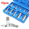 10PCS Multi Triple Square Spline Bit Socket Set Mechanics Tool 1/4" 3/8" 1/2" UK