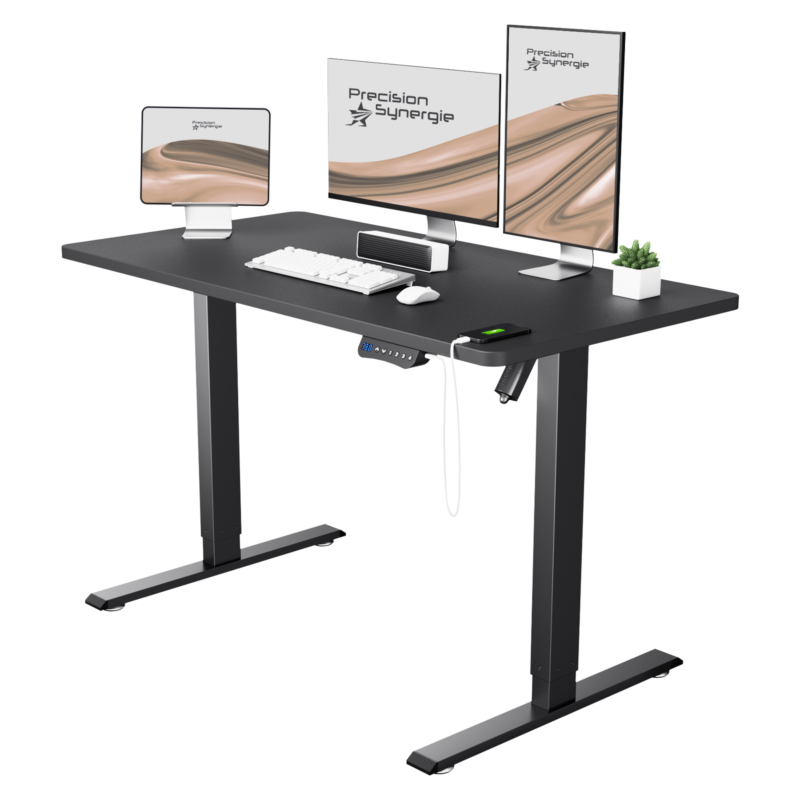 Electric Standing Desk Height Adjustable Desk Ergonomic Sit Stand Offi ...