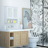 Bathroom Mirror Cabinets Wall Mounted Storage Cupboard Storage Unit with 2 Doors