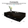 Modern High Gloss Coffee Table With Storage Drawer For Living Room White Black
