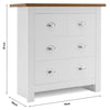 Chest of Drawers Bedside Cabinet Storage Wooden Modern Bedroom Furniture Home
