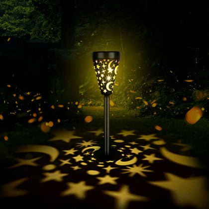 4 Patio Garden Lights Lamp LED Walkway Outdoor Lantern Lawn Pathway Lights Solar