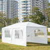 Gazebo Marquee Party Tent Waterproof Garden Patio Outdoor Canopy 3x6m W/ 6 Sides