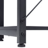 Industrial Computer Desk with Storage Shelves Home Office Study Work PC Table