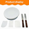 6-36 Pcs Cake Decorating Turntable Tool Spatula Rotating Stand Nozzles Kit Set