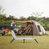 Portable Folding Bed Outdoor Military Camping Travel Cot Sleeping Hiking Carry