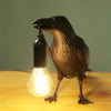Seletti Bird Table Lamps Resin Crow Desk Lamp Bedroom Wall USB Sconce Light