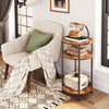 Side Table Round Coffee Table with Storage Telephone Table Bedside Table