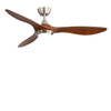 52" Reversible Ceiling Fan With LED Light 5 Speed Setting Remote Control Timer
