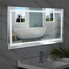41"x20" XX-Large Bathroom Mirror Dimmable LED Lighted Vanity Mirror Salon Smart