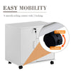 Office Home Filing Cabinet Cupboard on Castors Tools Storage Under / Beside Desk