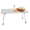 Camping Tables Folding Alu Picnic Portable Adjustable BBQ Outdoor Table Garden