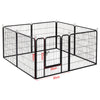 Large 6/8Panel Pet Dog Cat Playpen Tent Heavy Duty Fence Kennel Cage Crate Fence