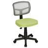 Height Adjustable Armless Mesh Computer Office Chair Y-shaped Lumbar Support