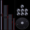 2x 7 In 1 Plastic Balloon Base Table Support Holder Cup Stick Stand Party Decor