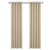 Pair of Beige Curtain for Noise Reducing Bay Window Thermal Drapery Bedroom New