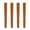 4x Wooden Furniture Legs Tapered Beech/Oak Feet For Table/Chair/So