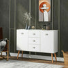 Modern Sideboard Buffet 2 Doors 3 Drawers Storage Cabinet Cupboard for Hallway