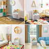 Children Bookcase Toy&Book Storage Kids Rack Modern Safe Bedroom Playroom