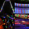 5M LED Rope Strip Tube String Fairy Solar PowerGarden Party Outdoor Light