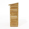 Outdoor Wood-Frame Log Store Stack Holder Wood Firewood Rack Garden Storage Shed