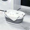 24L Silicone Folding Laundry Basket Space Saving Washing Pop Up Bin Collapsible