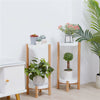 2Pcs Minimalism Corner Plant Stands Flower Holder Side Display Rack Indoor Decor