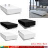 Coffee Table Modern Furniture Home Office High Gloss Black/White 2 Sizes vidaXL