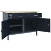 Workbench Black 120x60x85 Steel U5G9