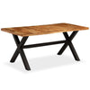 Dining Table Solid Acacia and Wood 180x90x76 G7V9