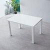 White High Gloss Dining Table Rectangle Office Table PC Desk Workstation MDF UK