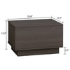 Bedside Table With Drawer Nightstand Storage Furniture Wooden Cabinets Bedroom